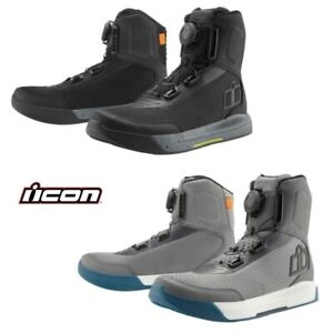 2024 Icon Overlord Waterproof Street Motorcycle Riding Boots - Pick Size & Color