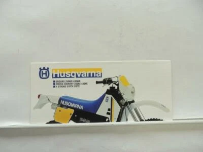 Folleto Husqvarna Enduro Cross Country 1988 vintage 4 tiempos 250WR 430WR B7113 Foto 1 de 3
