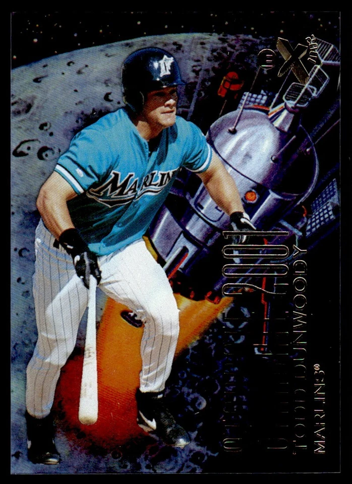 1998 SkyBox E-X2001 Star Date 2001 Todd Dunwoody Marlins #15SD - Image 1 of 2