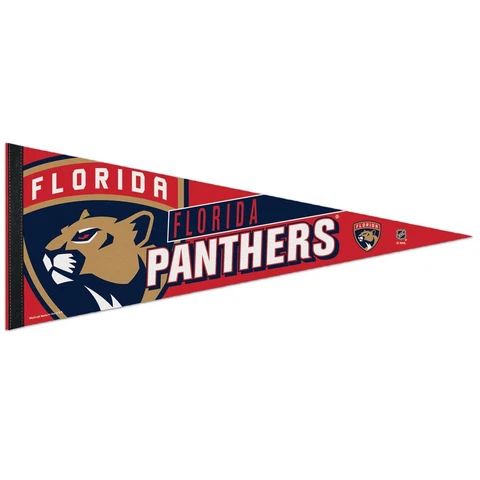 FLORIDA PANTHERS ROLL UP PREMIUM FELT PENNANT 12"x30" NEW WINCRAFT 👀🏒 Cover