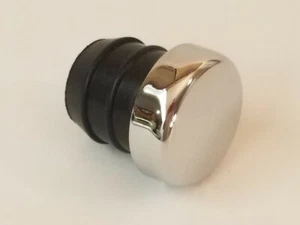 Big Dog Motorcycles Chrome Oil Tank Fill Cap Plug (push in) - 1999-2004 - Picture 1 of 3