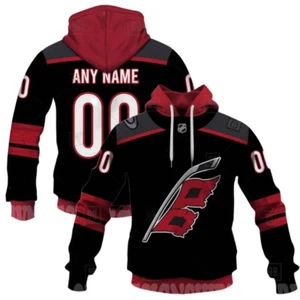 Personalized Carolina Hurricanes Hoodie Hockey Team Apparel Black Christmas Gift - Picture 1 of 4