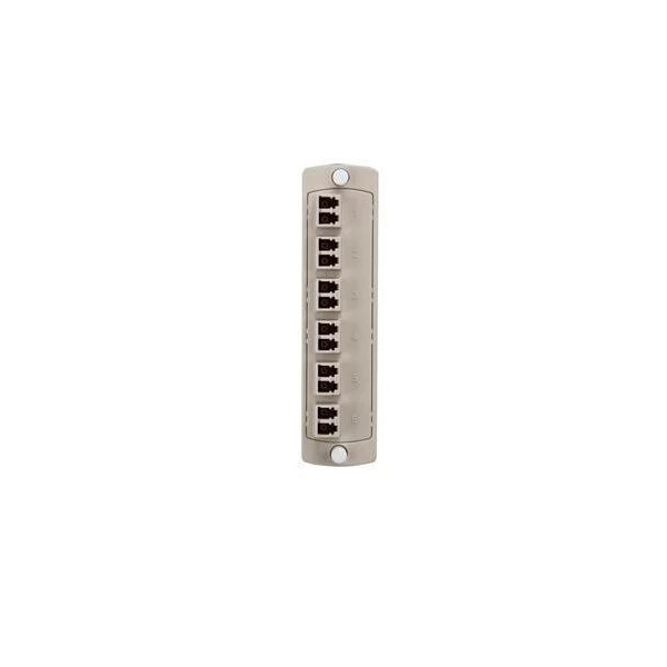 Leviton 5F100-2IL Multimode OM1 12-Fiber LC Duplex Plate Rack/Wall Mount - Image 1 of 1