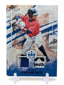 Jonathan Davis 2019 Panini Diamond Kings DUAL RELIC MAJESTIC LOGO #'D /10 SP - Picture 1 of 11