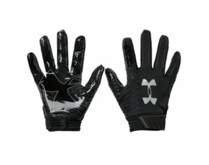 Under Armour SPOTLIGHT ADULT Football Gloves Style 1326218-001 BLACK - Picture 1 of 3