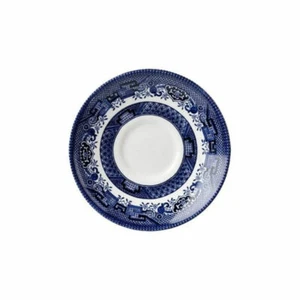 Churchill Earthenware Blue Willow Tea Saucer Multi Colour - Picture 1 of 1