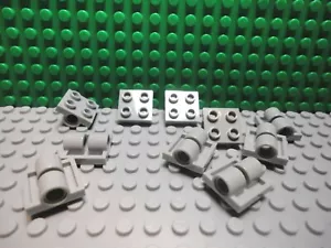 Lego 10 Piastra 2x2 Grigio Blu Chiaro con Foro 2 Pin Auto Camion NUOVO - Foto 1 di 1