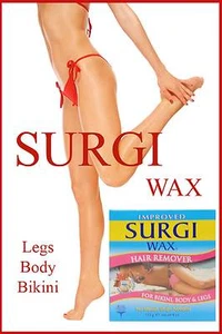 IMPROVED SURGI WAX HAIR REMOVER FOR BIKINI BODY & LEGS WITH MAPLE HONEY 113g - Picture 1 of 2