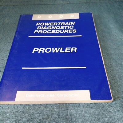 Chrysler Prowler 2002 fabricante de equipos originales manual de procedimientos de diagnóstico del tren motriz  Foto 1 de 4