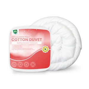 DUVET/QUILT-4.5 TOG,10.5 TOG,13.5 TOG,15 TOG.(DOUBLE SIZE) POLY COTTON - Picture 1 of 10