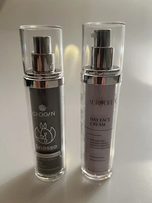 Chogan 2 Bio Gesichtscreme Tag und Nacht Eselmilch Anti Age trockne Haut je 50ml