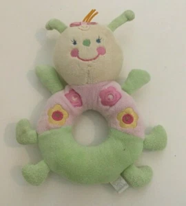 Koala Baby Rattle Stuffed Plush Bug Ladybuy Pink Green Handheld Ring - Picture 1 of 4