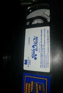 RIDE THE WIND [VHS] Kent Petersen, Marty Baldwin   - Picture 1 of 2