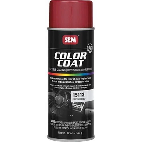 SEM Color Coat Firethorn Rojo Vinilo Spray Auto Pintura Coche 12 OZ SEM 15113 Foto 1 de 1