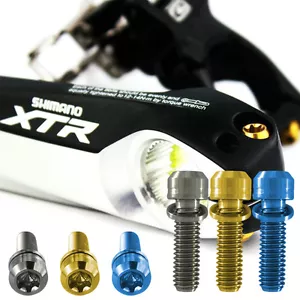 Shimano Titan Kurbelarmschrauben wunderschön verarbeitet xtr xt slx deore - Bild 1 von 7