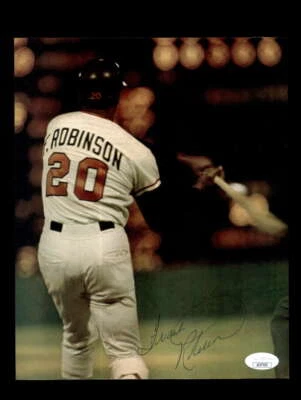 Frank Robinson JSA Certed Signed  8x10 Photo Autographgraph Orioles - Image 1 of 3
