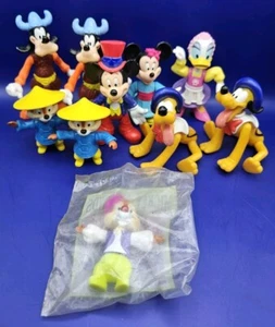 Vintage 1993 McDonalds Disney World EPCOT Lot of 10 Figures LOOSE Mickey Minnie - Picture 1 of 15
