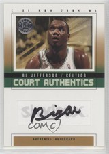 2004-05 E-XL Court Authentics Auto 200 /200 Al Jefferson #CAA-AJ Rookie Auto RC