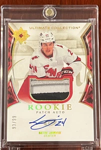 Seth Jarvis Ultimate Rookie Patch Auto /99 2021-22 Ultimate Collection - Bild 1 von 2