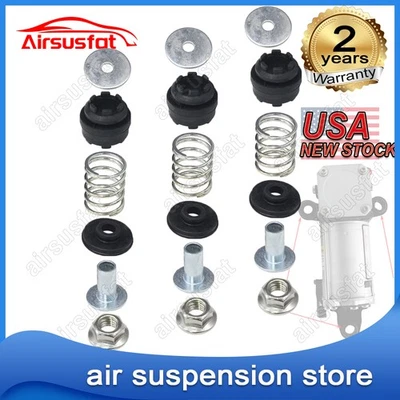 For Mercedes W166 W164 W220 W221 W211 W251 Air Compressor Bracket Mounting Kits Foto 1 de 4