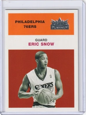 2001-02 Fleer Platinum Anniversary Edition /201 Eric Snow #87 - Image 1 of 2