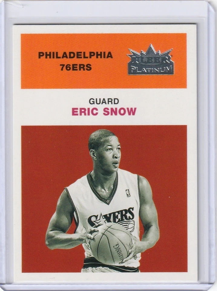 2001 - 02 Fleer 白金周年纪念版 /201 Eric Snow #87 — 第 1/2 张图片