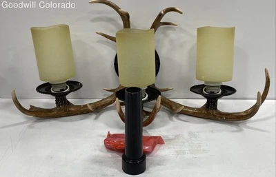 Vaxcel Yoho 3-Light Antler Vanity - Image 1 of 4