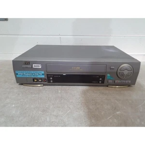 JVC HR-J670EK Video Cassette Recorder Grey Dual Scart Hifi Stereo Sound Auto Set - Picture 1 of 10