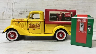 Máquina expendedora y camioneta Ford Coca Cola 1935 Danbury como nueva #DM961M**SIN CERTIFICADO DE AUTENTICIDAD** Foto 1 de 4