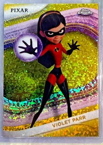 Violet Parr 2025 Topps Chrome Disney Yellow Mini-Diamonds Refractor Card - #152 - Bild 1 von 4