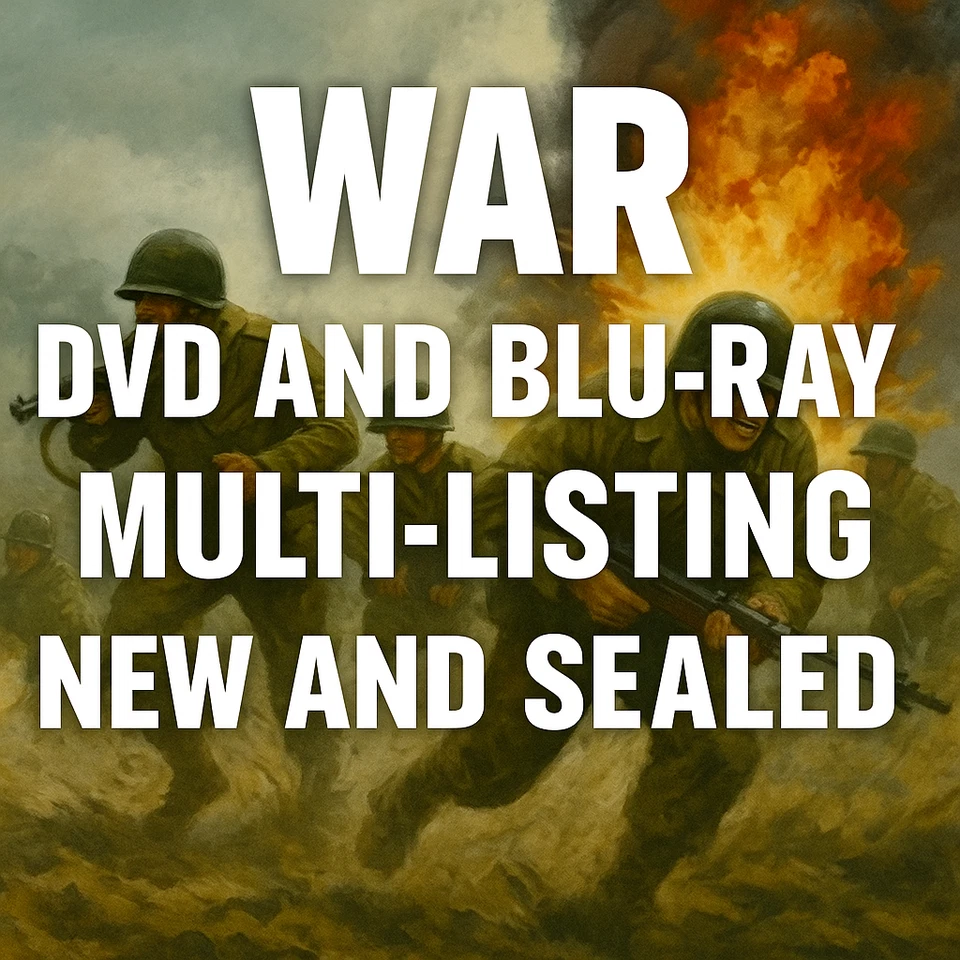 New and Sealed Region 2 UK War DVD's and Blu-Ray's MULTI-LISTING - Image 1 of 1