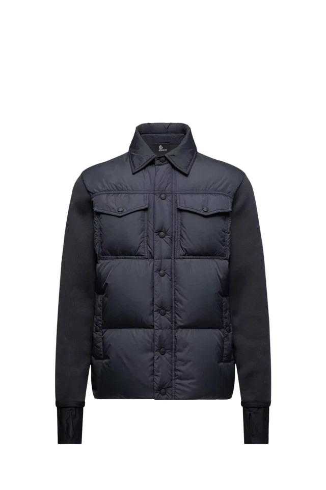 Nuevo cárdigan con cremallera azul marino Moncler Grenoble $1595 para hombre Foto 1 de 1
