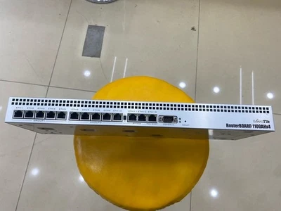 Mikrotik RB1100AHx4 RouterBoard 13 x Gigabit port 802.3af 1 GB RAM 1U Rackmount - Image 1 of 4