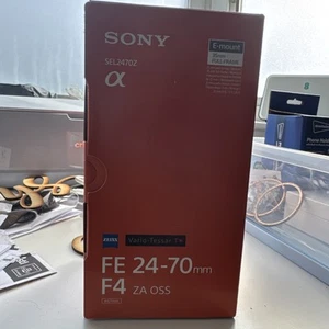Sony Vario-Tessar T* FE 24-70mm F4 ZA OSS Lens - Picture 1 of 2