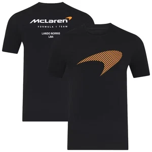 McLaren Team Lando Norris Unisex Driver Tee – Black Racing Fan T-Shirt - Picture 1 of 4