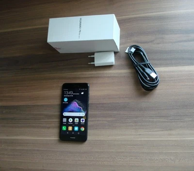 Huawei P8 Lite 2017 Smartphone Dual-Sim 5.2 Zoll 16 GB Android schwarz black - Bild 1 von 2