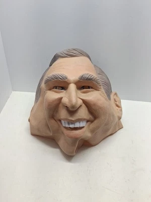 George W. Bush Mask Soft Vinyl Vintage Cesar 1999 Halloween Costume  NWOT - Image 1 of 4