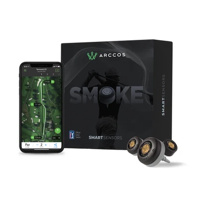 Limited Edition: Smoke Arccos Smart Sensors Gen3+ - Golf's Best On Course AI GPS - Image 1 of 4