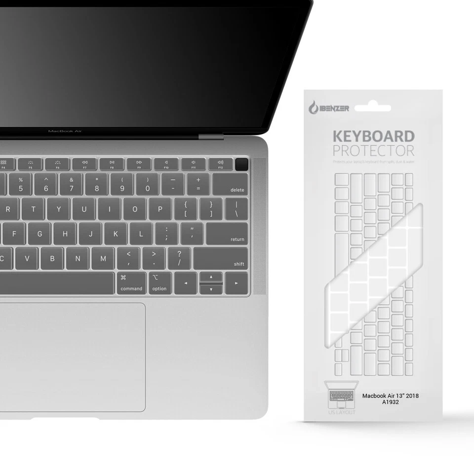 IBENZER Case for MacBook Air 13 11 M3 A3113 M2 A2681 A2337 A1466 Keyboard Cover - Image 1 of 4