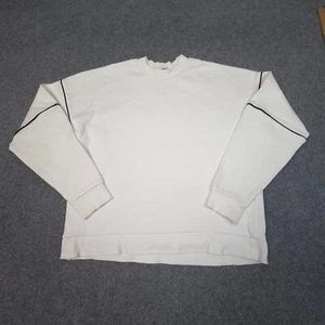 Camilla & Marc Jumper womens 6 white fleece winter long sleeve sweatshirt Size 6 - Picture 1 of 10