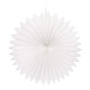 Roseta De Papel, 40cm Ø, Blanco, 1 Pce - Imagen 1 de 2