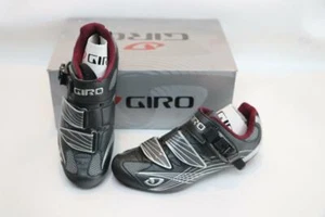 Giro Women's Solara Cycling Road Bike Shoes 38 6.5 Gunmetal Gray Berry 3-Bolt - Picture 1 of 5