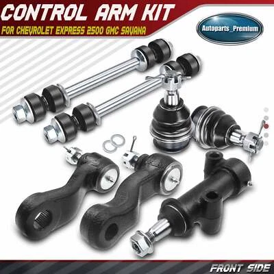 7x Pitman & Idler Arms for Chevrolet Express 2500 GMC Savana 2500 2003 2004 2005 - Image 1 of 4