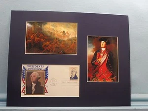 General Braddock defeated at Fort Duquesne & George Washington First day Cover - Picture 1 of 1