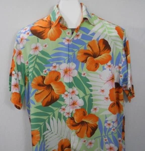 Camisa Tommy Hilfiger Grande Floral Hawaiana Playa Tropical Resort Aloha Viernes Med - Imagen 1 de 9