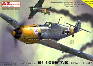 AZ Models 1/72 MESSERSCHMITT Bf-109E-7/B "SCHLACHT EMILS" - Picture 1 of 7