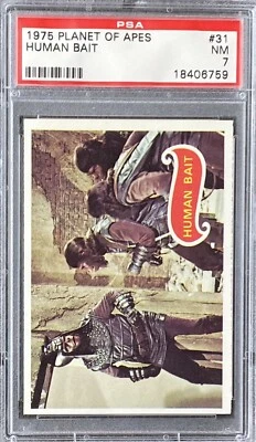 1975 Topps Planet Of The Apes HUMAN BAIT #31 PSA 7 NM Set Break - Image 1 of 2