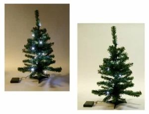 Künstlicher Tannenbaum, Weihnachtsbaum ca.60cm inkl. LED Lichterkette, Tanne - Bild 1 von 1