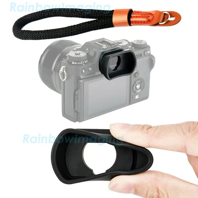 Ocular de silicona JJC KE-XTL + correa de algodón Fujifilm GFX100 GFX100S GFX50S Foto 1 de 4