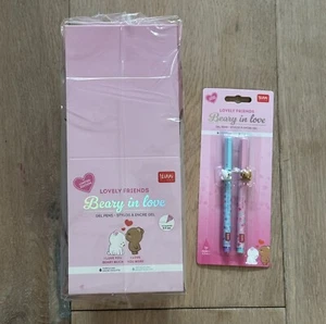 Bolígrafos Legami Beary In Love edición limitada encantadores amigos San Valentín paquetes de 10 - Imagen 1 de 5